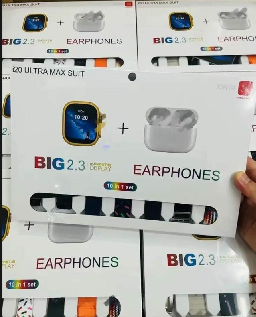The i20 Ultra Max Smart Watch is the best smartwatch for men and women in Pakistan, featuring health tracking, Bluetooth calling, fitness tracking, and AirPods